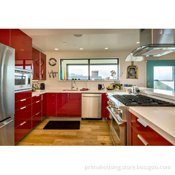 Best Sale Glossy Acrylic MDF Kitchen Cabinet Pr-K2205